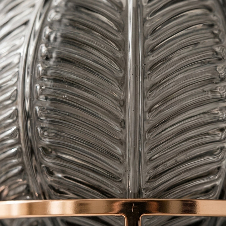 VASE 21*21*24.5CM GLASS+IRON Vase