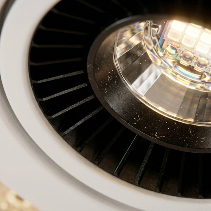 COB 2*7W /2s Wh+Bk190*95 AN 18° 3000K- Spot Light