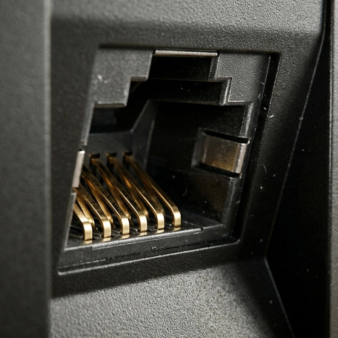 Ultimate - slimline RJ11 TELEPHONE socket - 1 gang -BKDimmer Phone