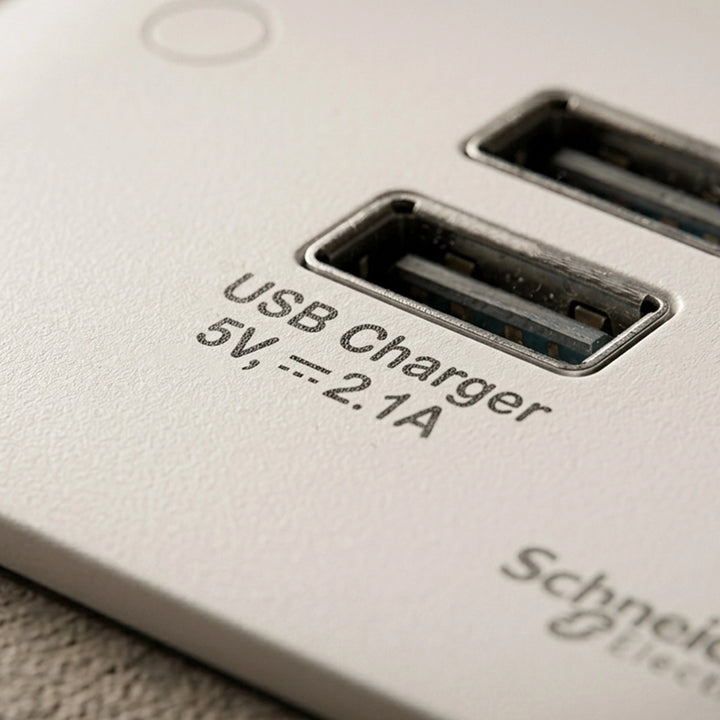 شاحن USB ١G ٢ موديول أبيض