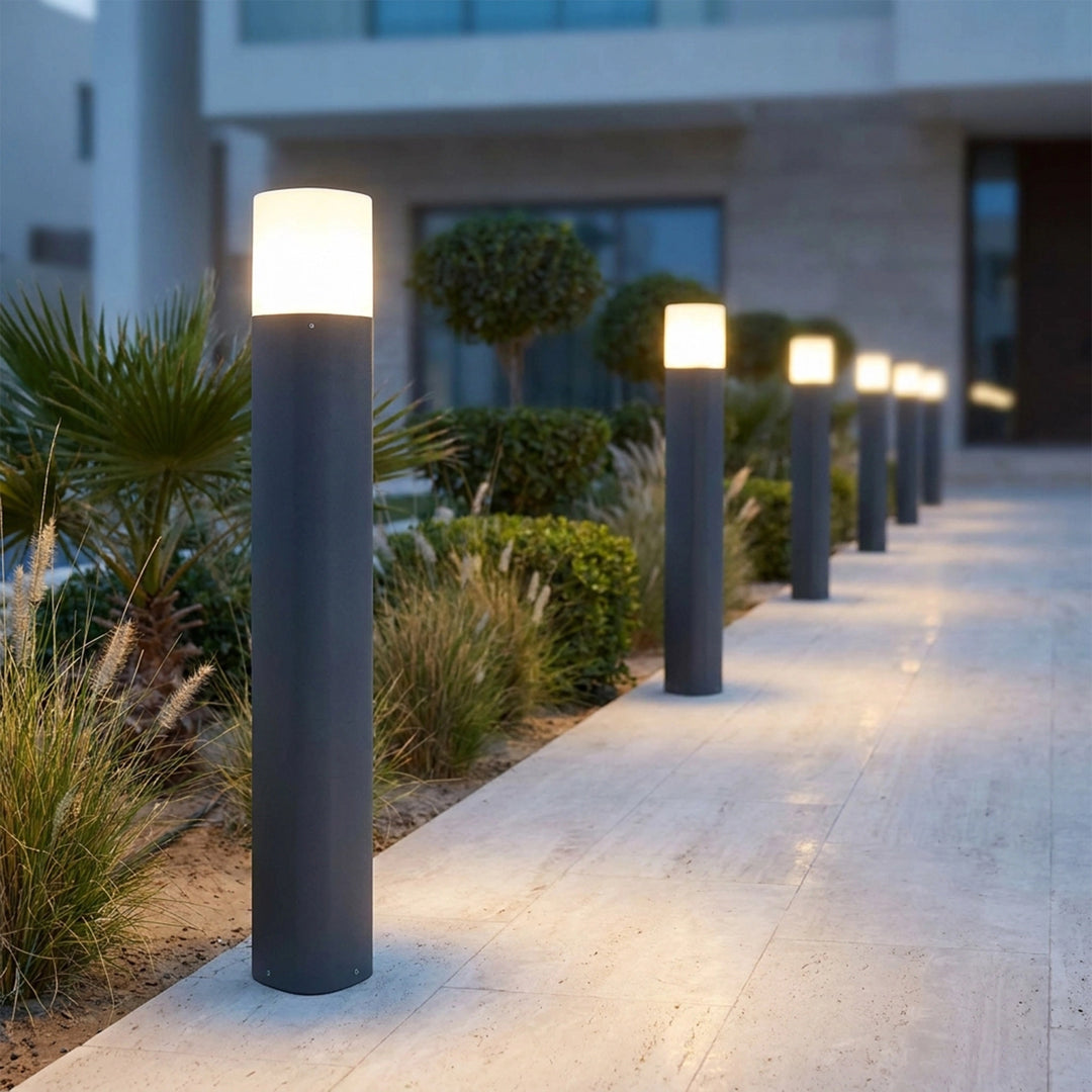 OUTDOOR E27 23w /800 Dark Gray -Stand