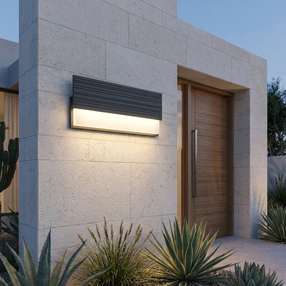 OUTDOOR OSRAM LED 20W 3000K 400X166X63 D.GREY