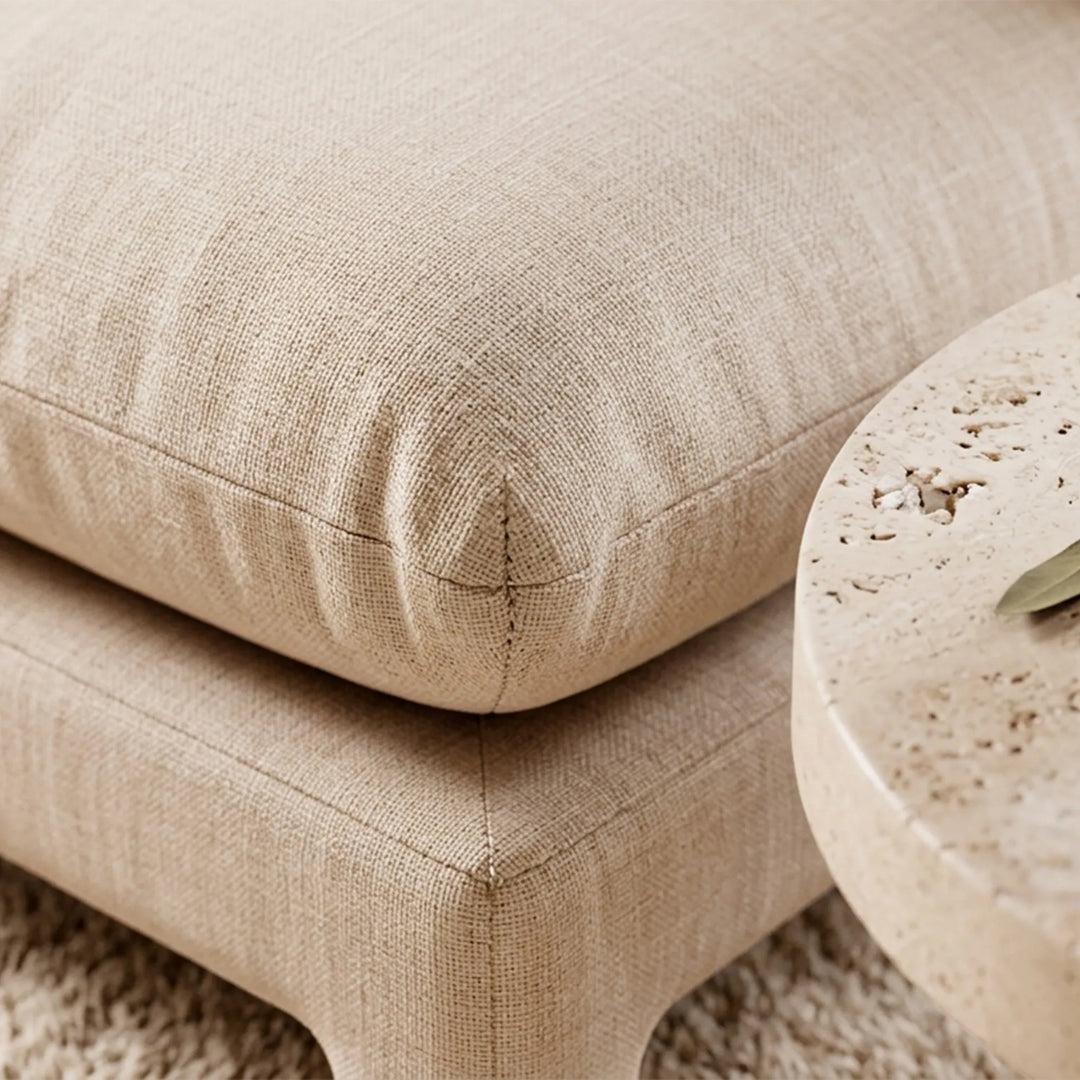 ESTHER 1 SEATER SOFA ARMLESS 80W X92D X78H CM BEIGE
