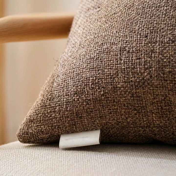 TWILL CUSHION 47CM X47CM GREYISH-BROWN