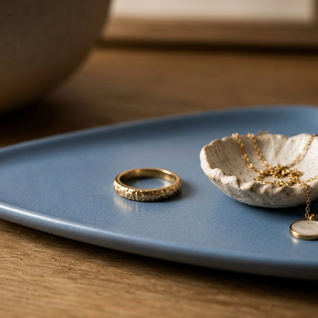 Tray – Ceramic – 19 × 11 × 1.5 cm
