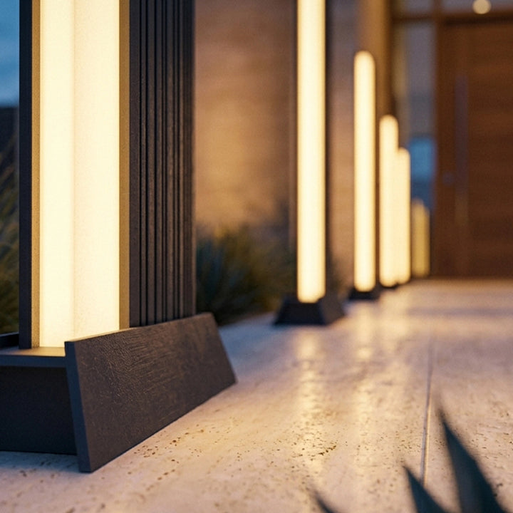 OUTDOOR OSRAM LED 20W 3000K 265x90x800 D.Grey Stand