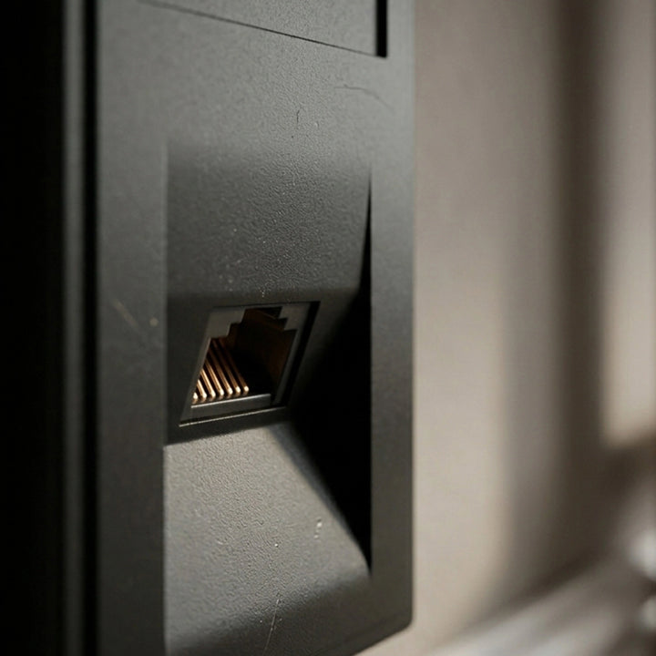 Ultimate - slimline RJ11 TELEPHONE socket - 1 gang -BKDimmer Phone