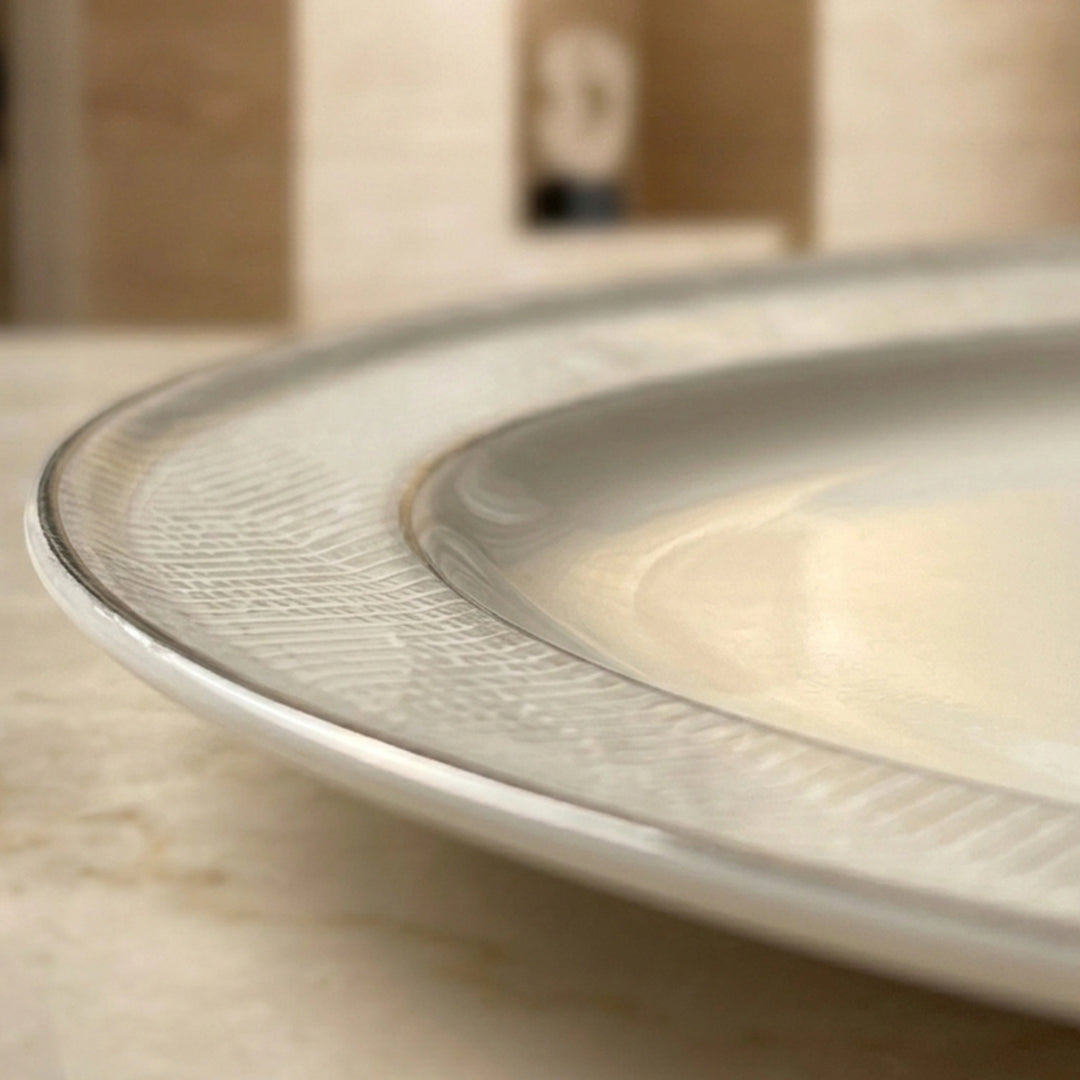 CYNTHIA OVAL SERVING PLATE