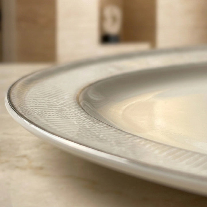 CYNTHIA OVAL SERVING PLATE