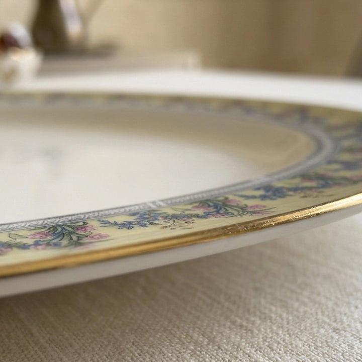 JASMINE OVAL PLATE 