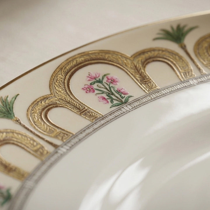 JASMINE ROUND COUP PLATE  