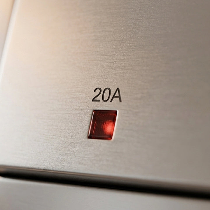 VIVACE -20A 250V 1G DP SW W/ NE &amp; E, AS Switch 