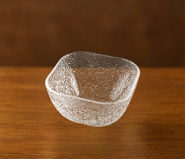 Nova Small Food Bowl Set of 6 Pieces - Transparent Glass