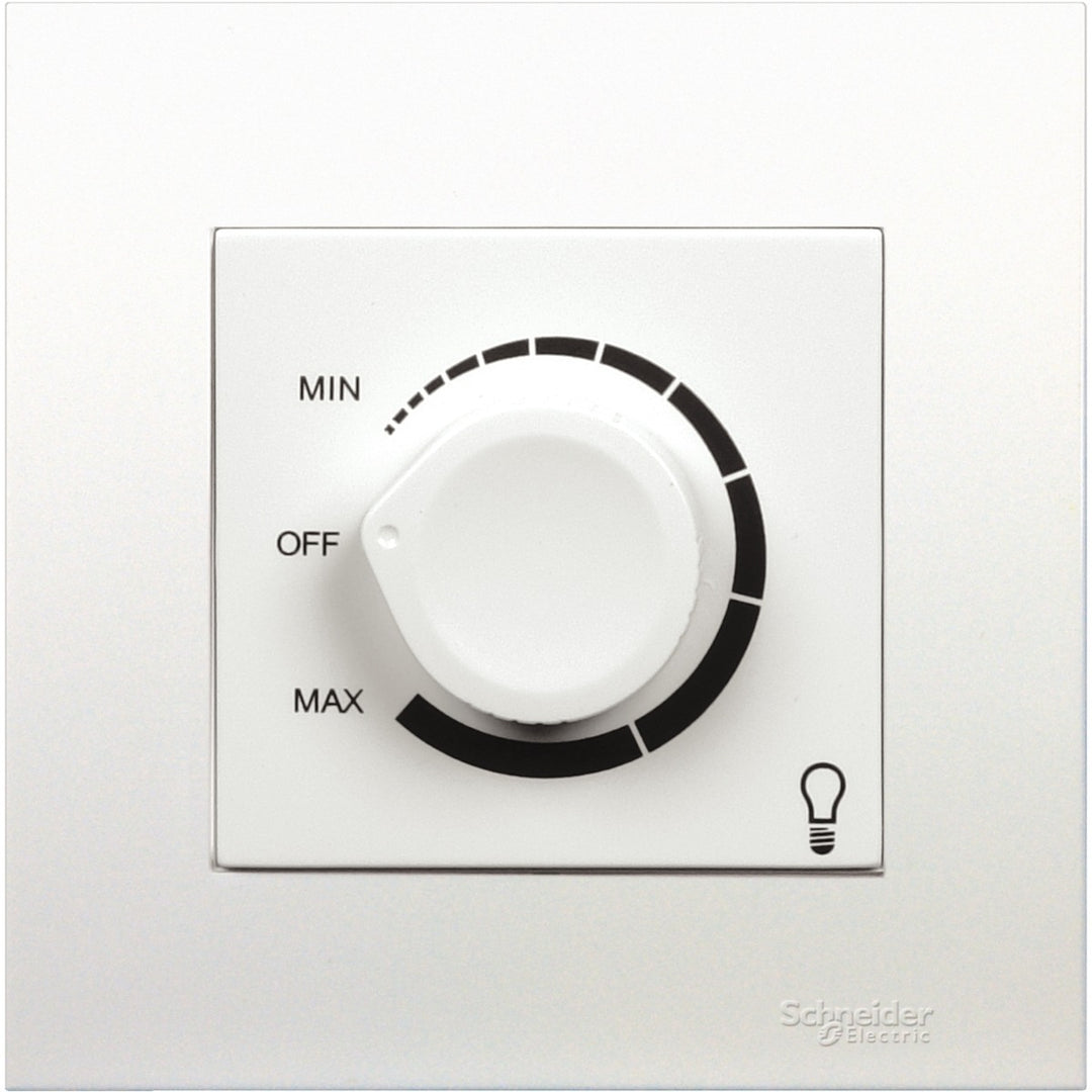 VIVACE - 1GANG 400W LIGHT DIMMER - WH