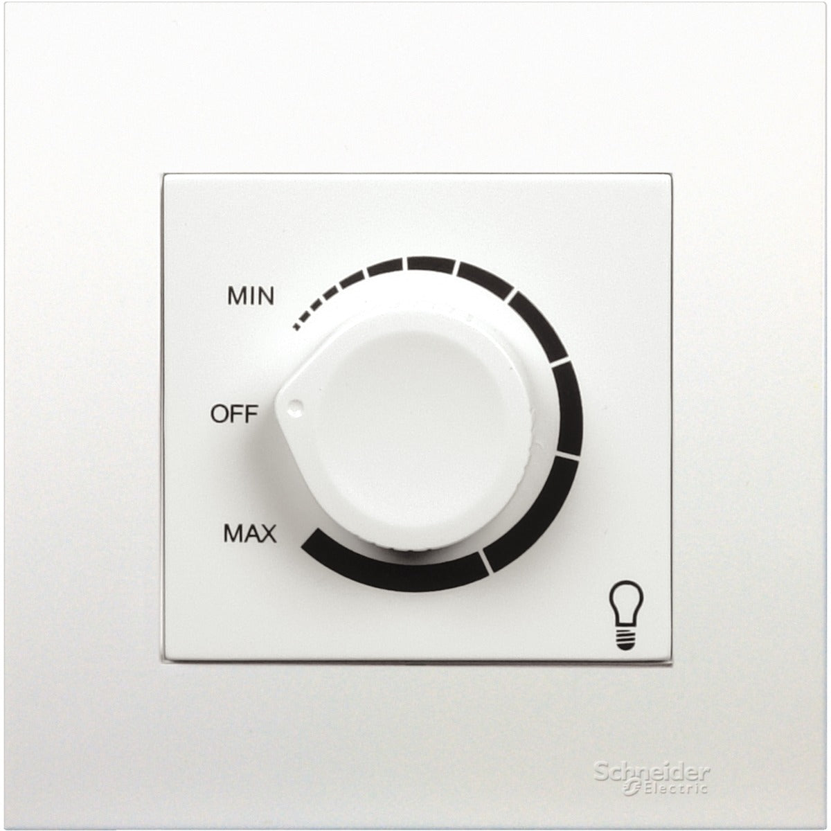 VIVACE - 1GANG 400W LIGHT DIMMER - WH
