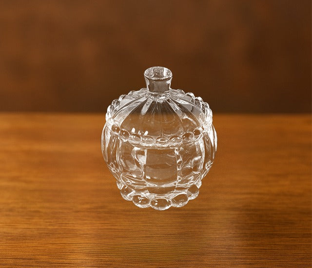 Jojo Medium Sugar Pot - Transparent Glass