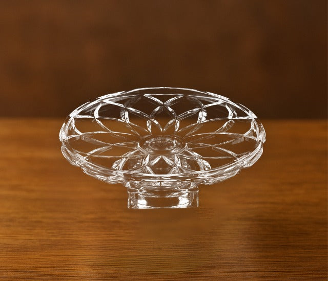 Aura Large Fruit Bowl - Transparent Glass