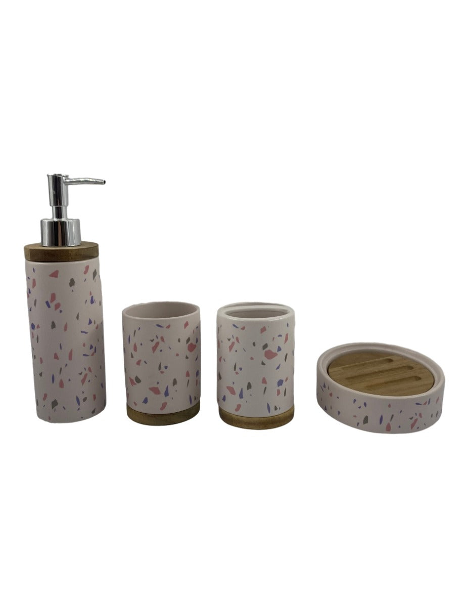 Firefly Ngozi Bathroom Set 4pcs - Beige