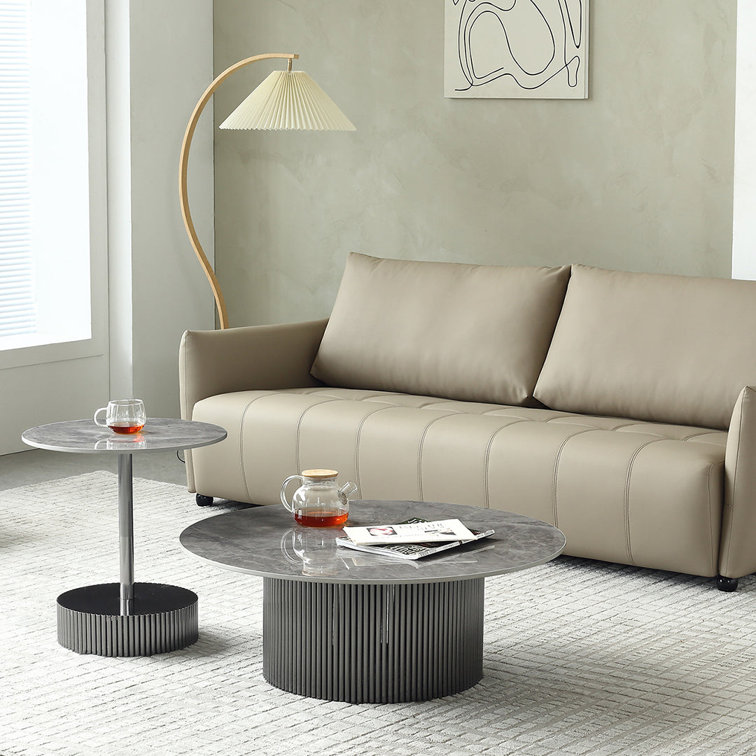 Firefly Eleanor Coffee Table - Black/Grey Marble