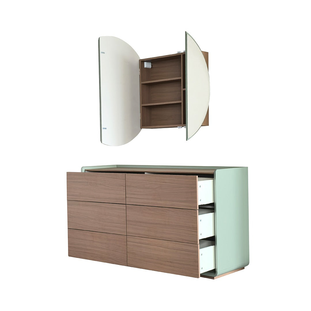 GRETA DRESSER WITH MIRROR 