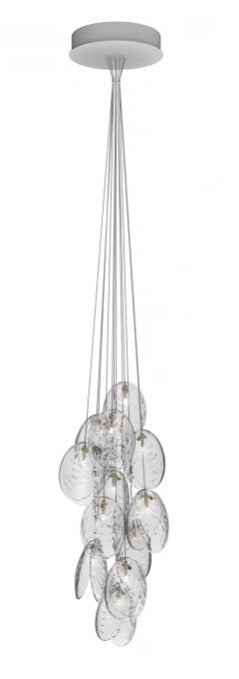 Firefly Pendant Lamp 12 Heads Chandelier G4×12Pcs - White