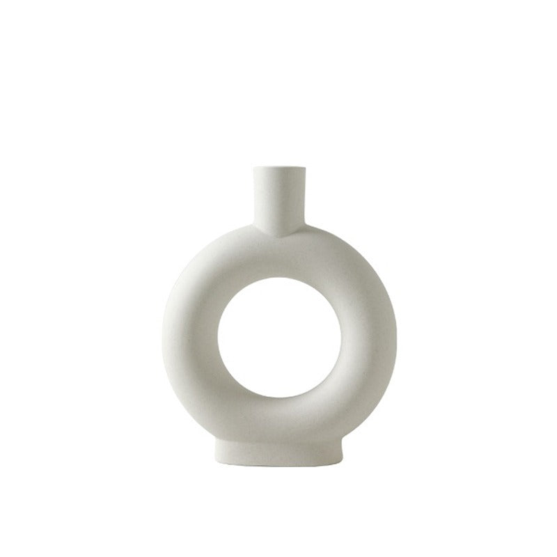 Firefly Hanan Porcelain Vase 18×23cm - Off White