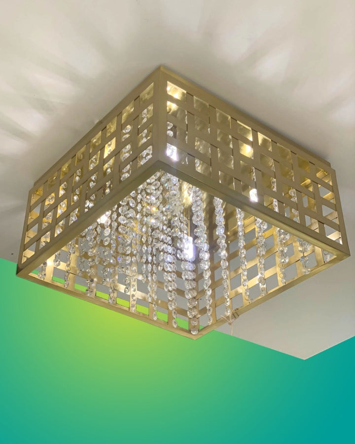 Firefly Ceiling Light 400x400xH200 GD+CH