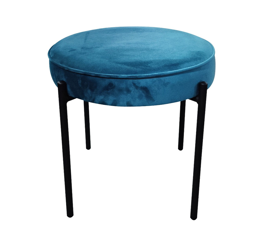 Alta Pouf Stool Dark Green