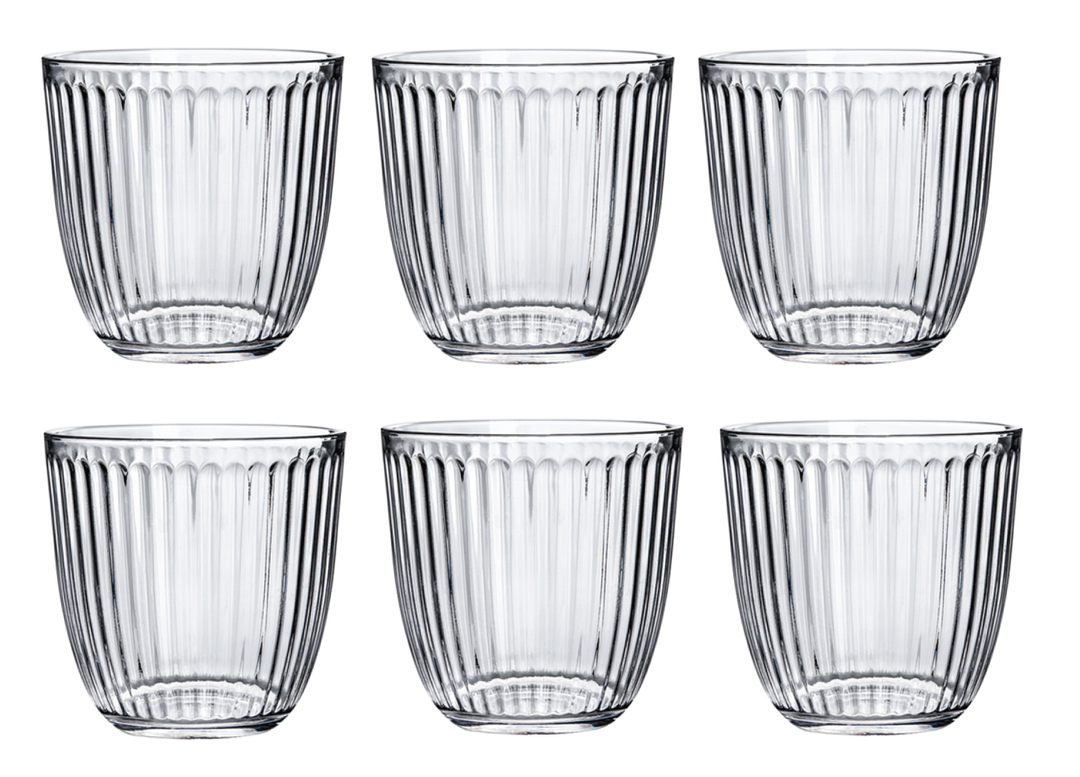 Firefly Inner Stripe Coffee Glass Large - 380ml (6 Pieces)