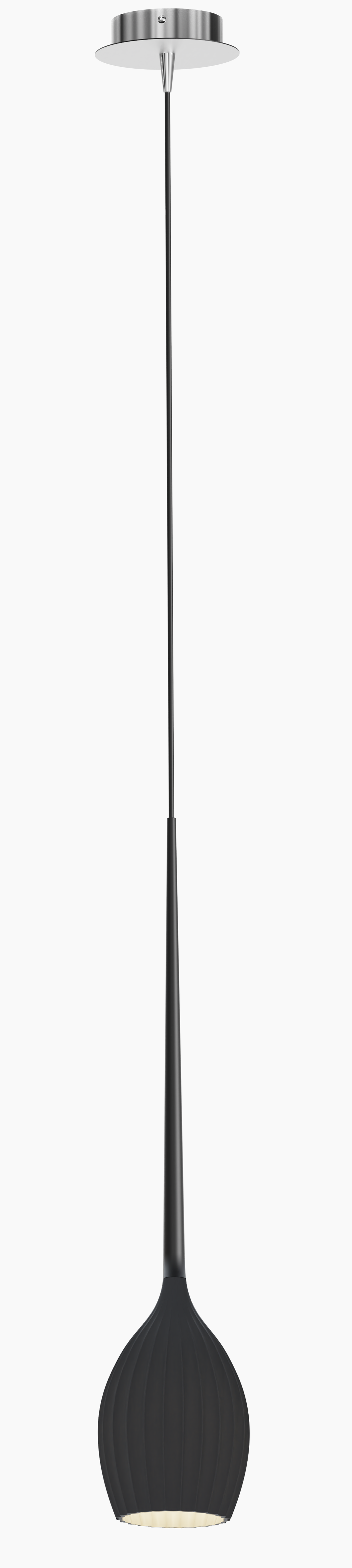 Firefly Pendant Lamp E14 1×40W Black Glass - Black (Bulb Not Included) 