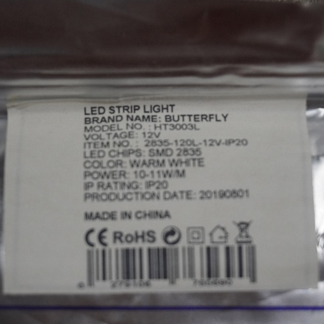 Firefly Strip Light LED 8mm Reel 5m - Warm White 