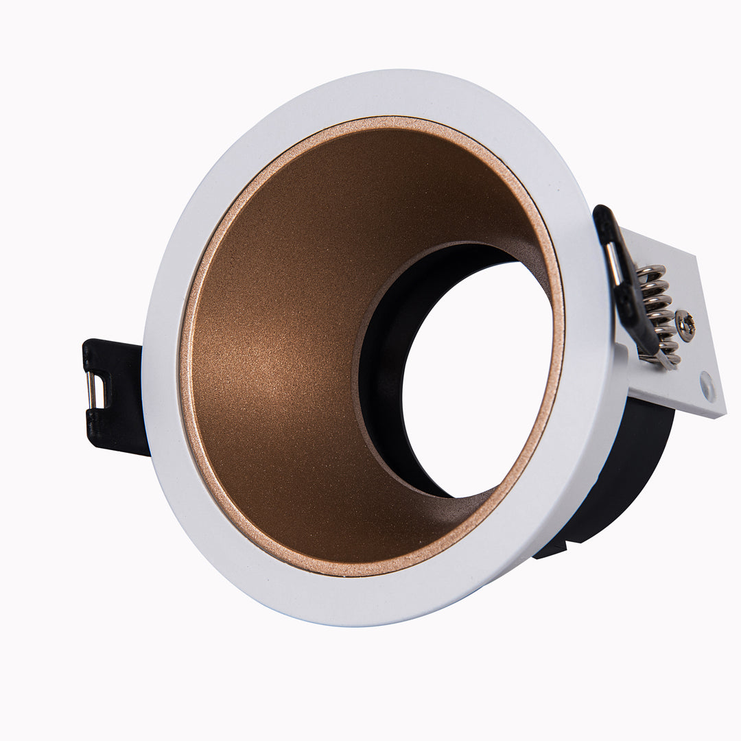 Firefly Housing D75mm - White Matt rose gold