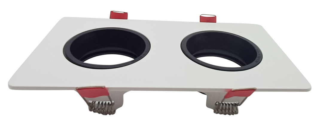 Firefly Housing 16.7L x 9W x 3H - Cutout 15L x 7.5W - White+Matt Black