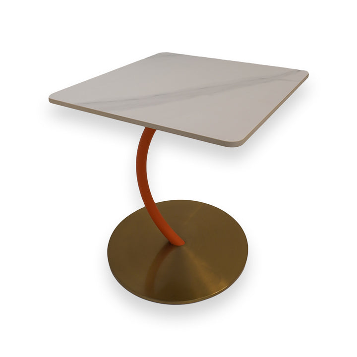 Firefly Mateo Side Table White/Orange