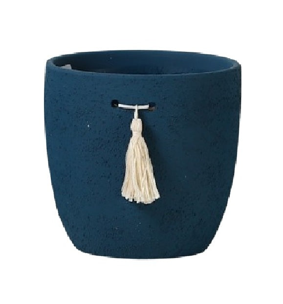 Firefly Olivia Ceramic Plant Pot 10.5×10.5×10cm - Blue
