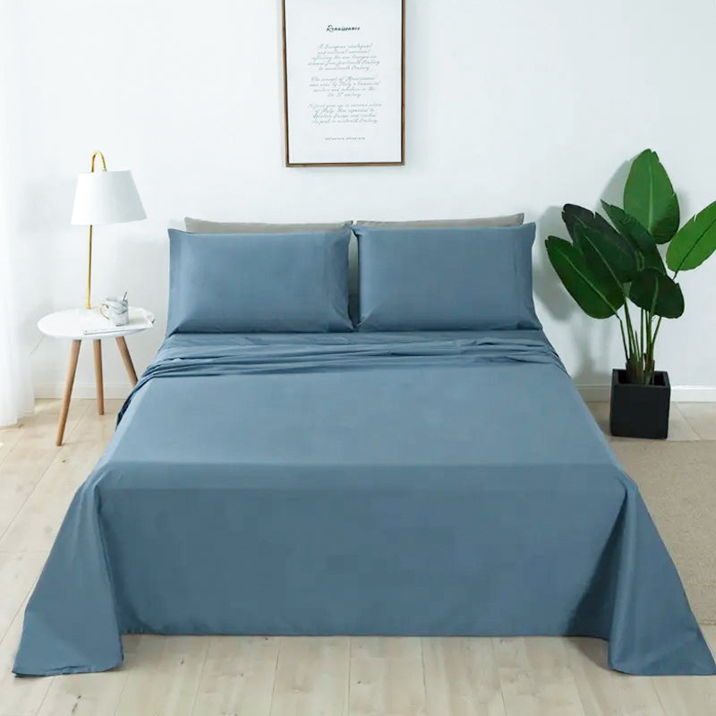 Harriet Sheet Queen 220x260cm Blue
