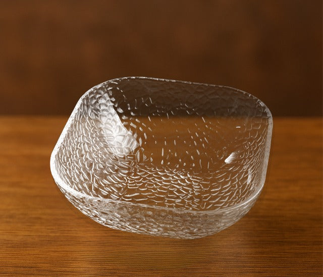 Nova Medium Deep Food Bowl - Transparent Glass