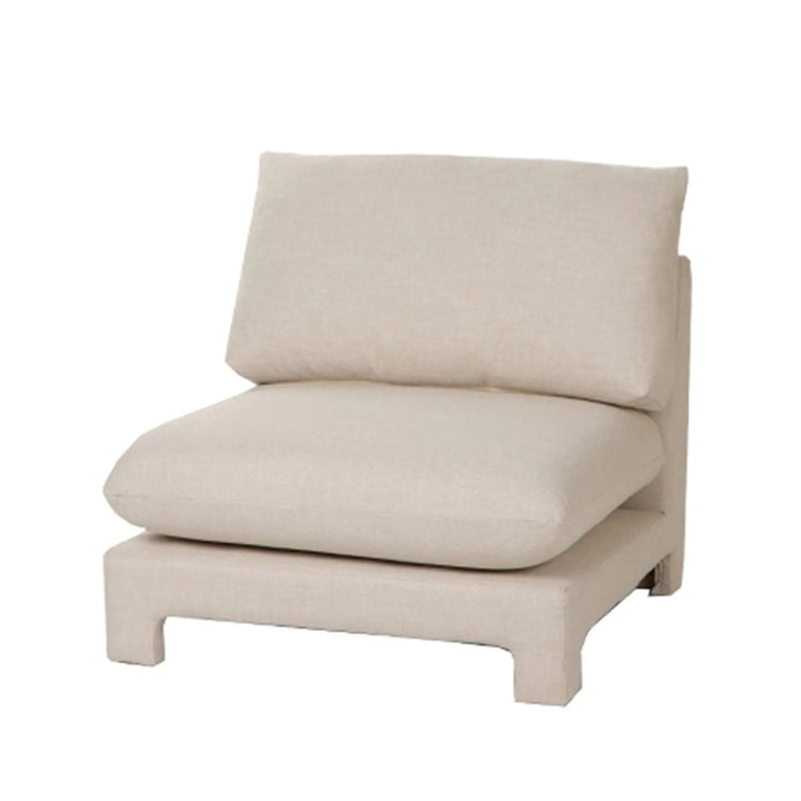 ESTHER 1 SEATER SOFA ARMLESS 80W X92D X78H CM BEIGE