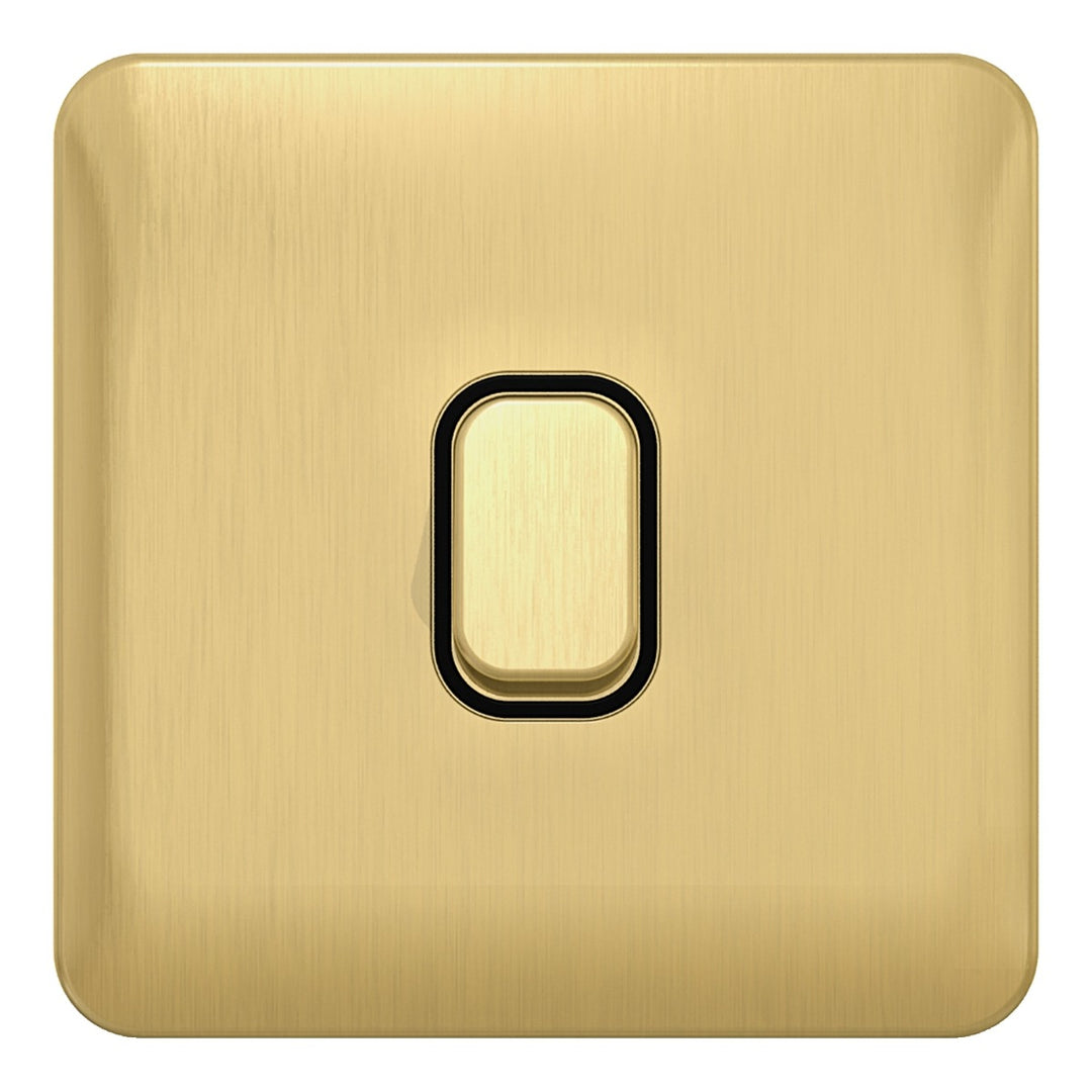 Lisse 10AX 1G 2W Switch BSB