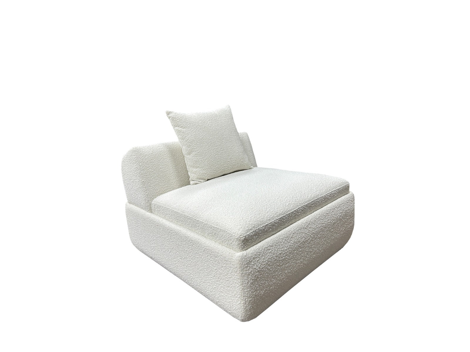 Venus 1 Seater Sofa 93cm - White