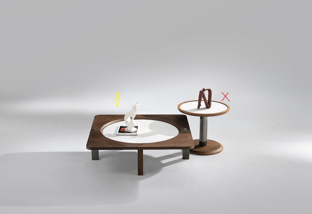 Firefly Velma Coffee Table - Brown/White