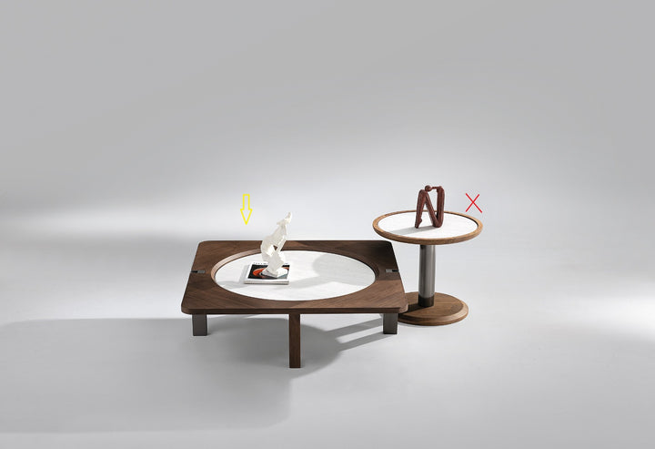 Firefly Velma Coffee Table - Brown/White