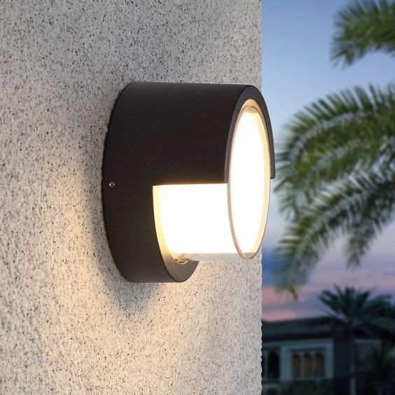 OUTDOOR WALL LIGHT 12W*1  170*95mm 3000K IP65 BK ابليك
