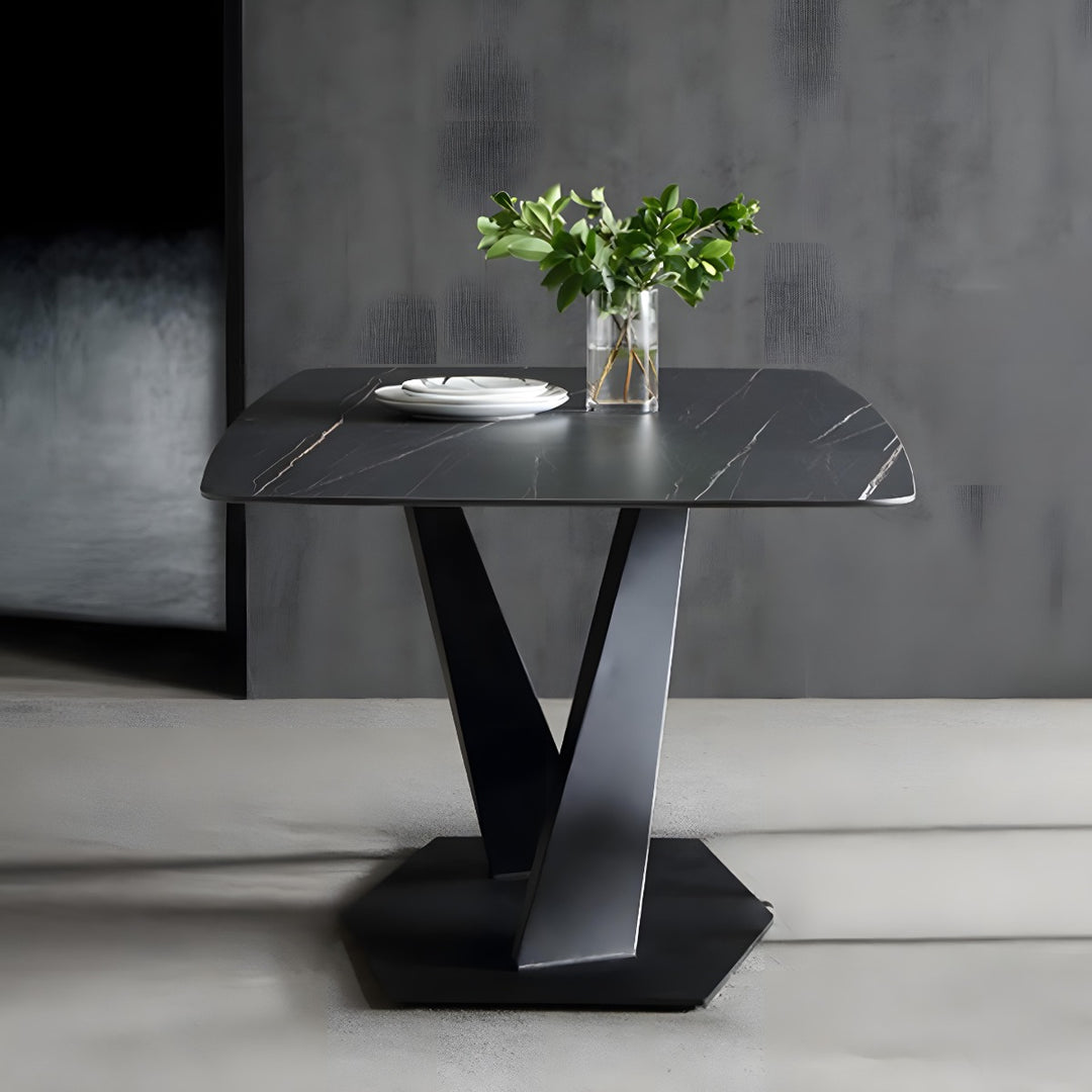 Santigo Dining Table 180×90×75cm - Black