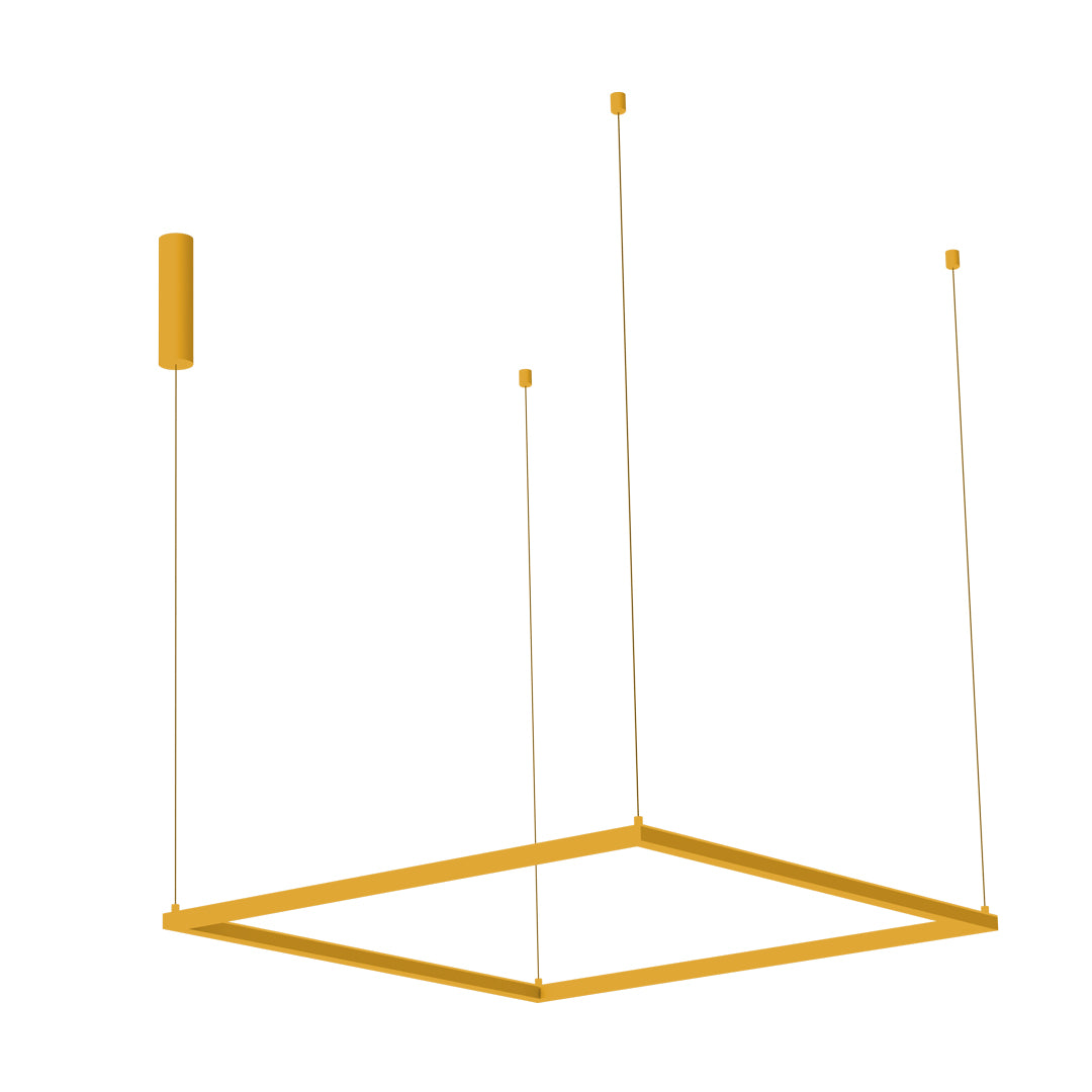 LED pendant light 55W - Gold 