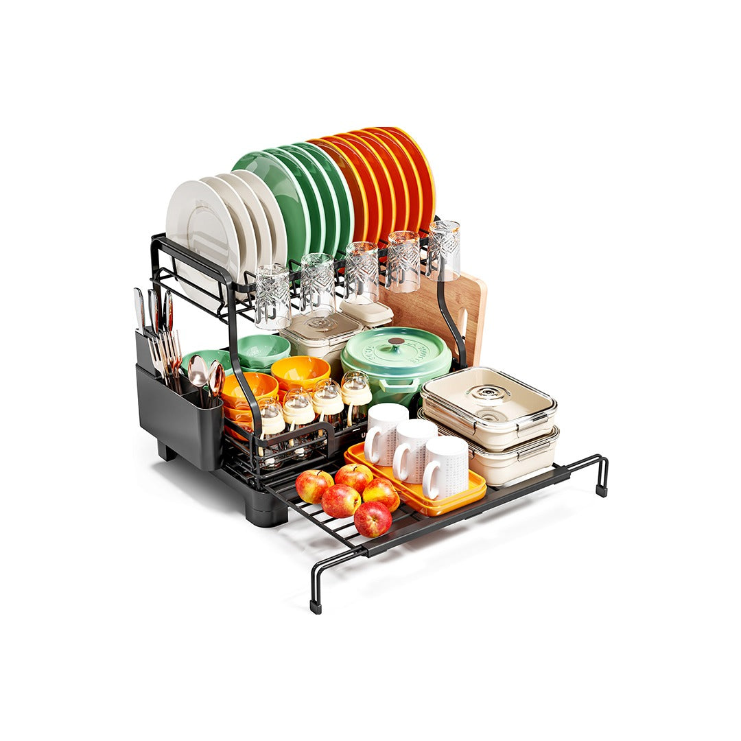 MABEL DISH RACK 2 TIER EXPENDABLE