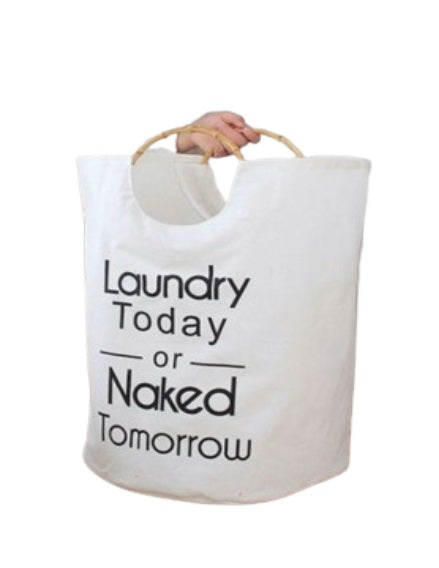 Firefly Lexi Laundry Basket White/Brown