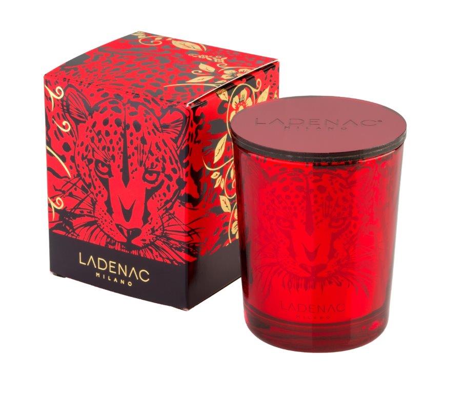 Ladenac africa leopard candle in jar 75gr 
