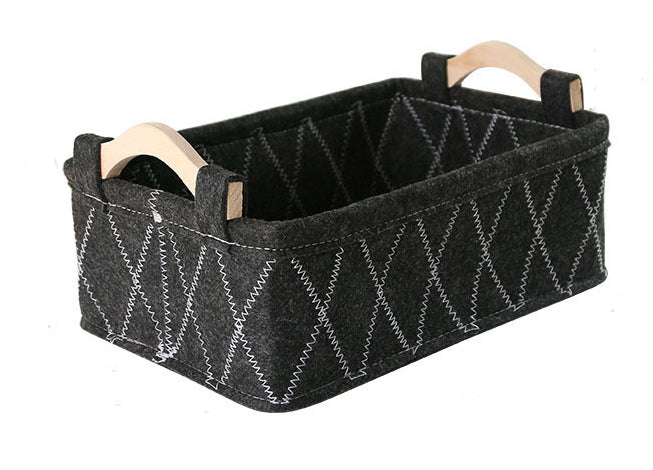 Firefly Aylin Storage Basket Size-M Black