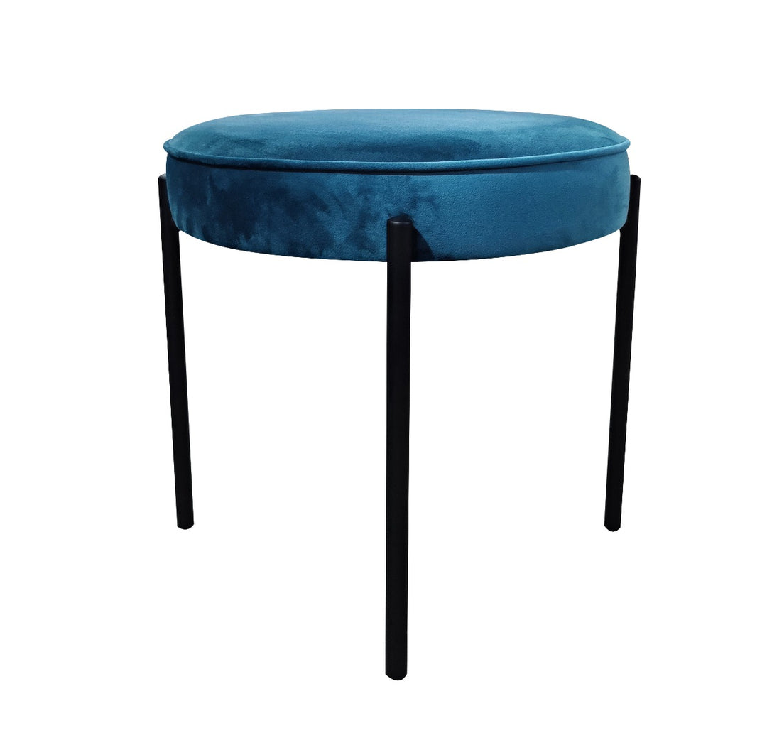 Alta Pouf Stool Dark Green